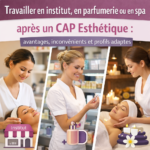 Travailler en institut, en parfumerie ou en spa après un CAP Esthétique, avantages et profils adaptés