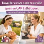Travailler en zone rurale ou en ville après un CAP Esthétique, opportunités et réalités professionnelles